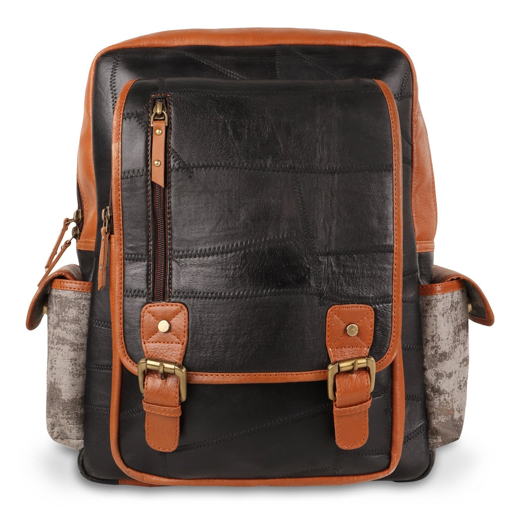 Vaan and Co Leather Nash Backpack Bag Purse