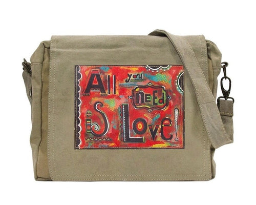 Recycled military canvas online bags wholesale