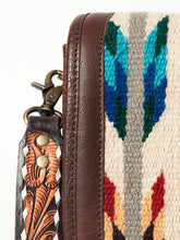 Load image into Gallery viewer, Western Hand Tooled Leather Purse, Cowhide Purse, Concealed Carry Purse, American Darling, Genuine Cowhide, Western Purse, Leather Fringe
