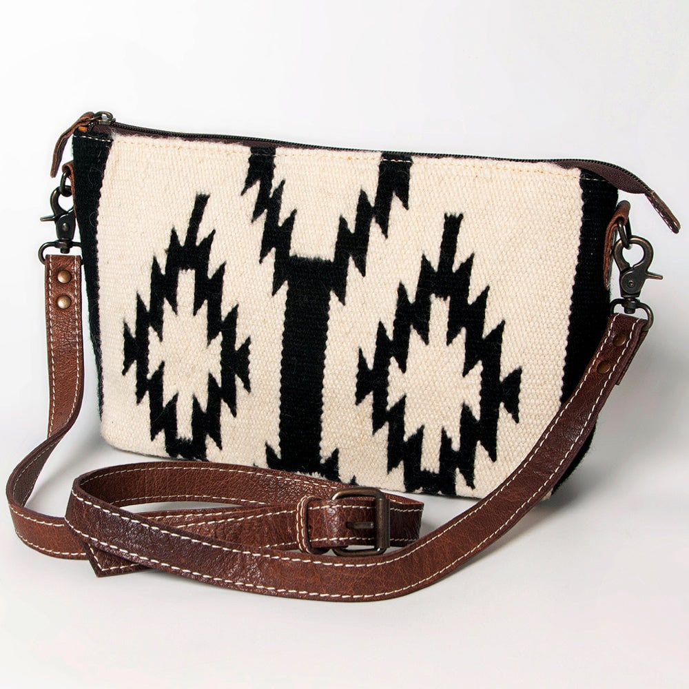 Western Hand Tooled Leather Purse, Concealed Carry Purse, Cowhide Purse, Saddle Blanket Bag, Genuine Cowhide, Western Purse, Leather Fringe