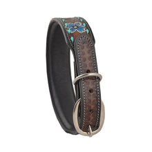 Load image into Gallery viewer, Hand Tooled Leather Dog Collar, Myra Bag Leather Collar, Western Dog Collar, Handcrafted Dog Collar, Leather Dog Collar
