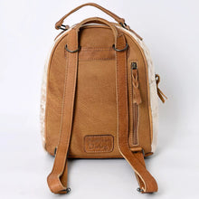 Load image into Gallery viewer, Leather Backpack Women, Leather Backpack Purse, Leather Backpack, Western Purse, Small Leather Backpack, Cowhide Backpack, Cowhide Purse
