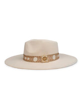 Load image into Gallery viewer, Womens Wide Brim Fedora Hat, Panama Hat, Wool Fedora Hat, Felt Cowboy Hat, Wide Brimmed Fedora, Wool Fedora Womens, Womens Felt Hat
