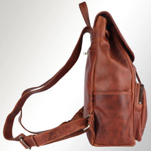 Load image into Gallery viewer, Leather Backpack Women, Leather Backpack Purse, Leather Backpack, Western Purse, Small Leather Backpack, Cowhide Backpack, Cowhide Purse
