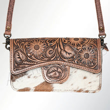 Load image into Gallery viewer, Western Purse, Hand Tooled Leather Purse, Conceal Carry Purse, Cowhide Purse, American Darling Purse, Western Crossbody Purse
