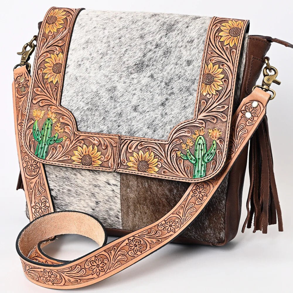 Cedar Creek Western Leather Crossbody Purse