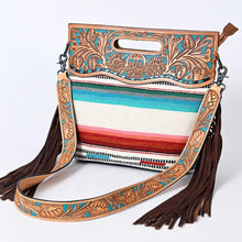 Load image into Gallery viewer, Atkins Lake Western Leather Crossbody Purse
