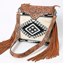 Load image into Gallery viewer, Woodlawn Western Leather Crossbody Purse
