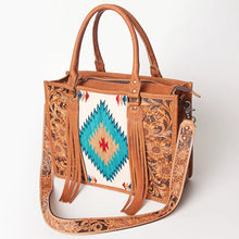 Load image into Gallery viewer, Western Purse, Hand Tooled Leather Purse, Conceal Carry Purse, Cowhide Purse, American Darling Purse, Western Crossbody Purse
