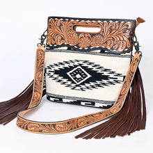 Load image into Gallery viewer, Westbrook Western Leather Crossbody Purse
