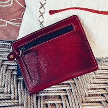 Load image into Gallery viewer, Womens Leather Wallet, Vintage Leather Wallet, Distressed Leather Wallet, Soft Leather Wallet, Genuine Leather Wallet
