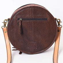 Load image into Gallery viewer, Orchard Prairie Western Leather Canteen Crossbody Purse
