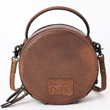 Load image into Gallery viewer, Wildwood Western Leather Canteen Crossbody Purse
