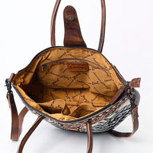 Load image into Gallery viewer, Western Purse, Hand Tooled Leather Purse, Western Tote Bag, Genuine Leather Crossbody, Cowhide Purse, Western Crossbody Purse
