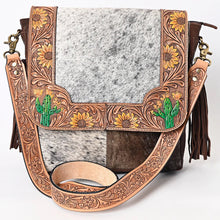 Load image into Gallery viewer, Cedar Creek Western Leather Crossbody Purse
