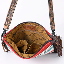 Load image into Gallery viewer, Hot Springs Western Leather Crossbody Purse
