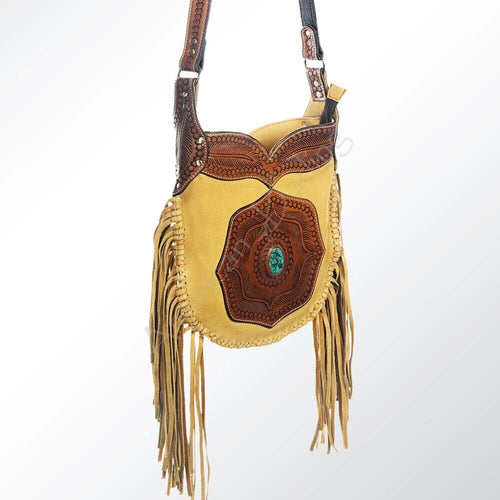 Western Leather Purse, Leather Crossbody Purse, Cowhide Leather Purse, Genuine Cowhide handbag, Full Grain Leather Handbag