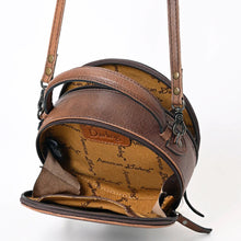 Load image into Gallery viewer, Wildwood Western Leather Canteen Crossbody Purse
