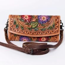 Load image into Gallery viewer, Estancia Western Leather Crossbody Wallet
