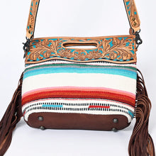 Load image into Gallery viewer, Atkins Lake Western Leather Crossbody Purse
