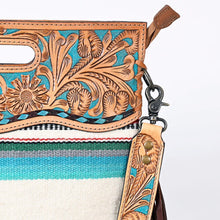 Load image into Gallery viewer, Atkins Lake Western Leather Crossbody Purse
