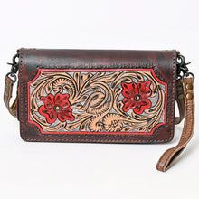 Load image into Gallery viewer, Florence Leather Western Crossbody Wallet
