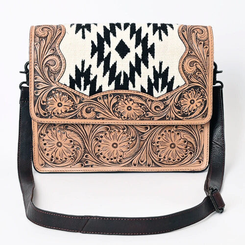 Western Hand Tooled Leather Purse, Western Leather Tote Bag, Western Leather Crossbody Purse, Leather Shoulder Bag, Leather Messenger Bag